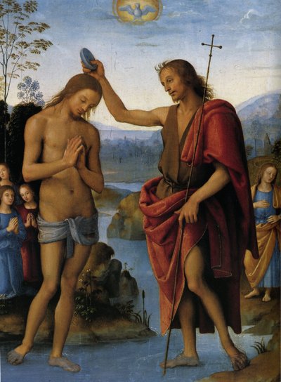 Baptism of Christ by Pietro Perugino